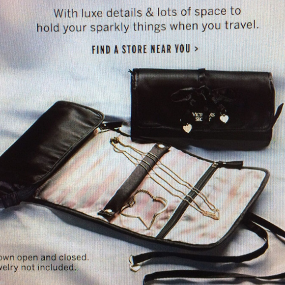 RARE Victorias Secret Jewelry Make Up Satin Travel Bag NWT - Picture 14 of 14